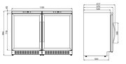 Винный шкаф Dometic B68G Double Basic фото 3 в Казани и Татарстане