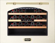 Встраиваемый винный шкаф Lofra ZBRBI24M/O CANTINA 24 AVORIO OTTONE фото в Казани и Татарстане