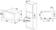 Встраиваемая микроволновая печь Smeg FMI320X2 фото 4 в Казани и Татарстане