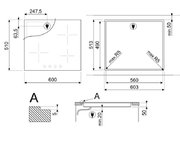 Варочная панель Smeg SE364TDM фото 4 в Казани и Татарстане