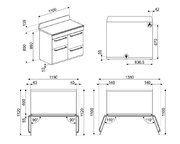 Варочный центр Smeg TR4110GR фото 4 в Казани и Татарстане