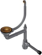 Арматура для одночашевых моек с круглым переливом Омойкири WK-1-CL-R AB фото в Казани и Татарстане Арматура для одночашевых моек с круглым переливом Omoikiri WK-1-CL-R AB фото в Казани и Татарстане