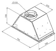 Вытяжка Zigmund Shtain K 003.71 B фото 2 в Казани и Татарстане