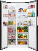 Отдельностоящий холодильник с инвертором Weissgauff WSBS 550 Built-in NoFrost Inverter Black фото 3 в Казани и Татарстане
