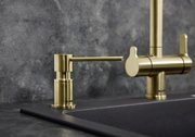 Дозатор для жидкого мыла Blanco Lato 527721 сатиновая платина фото 2 в Казани и Татарстане