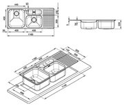 Мойка Смег LTS1163D фото 2 в Казани и Татарстане Мойка Smeg LTS1163D фото 2 в Казани и Татарстане