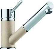 Смеситель Franke Sinta выдвижной шланг хром/бежевый