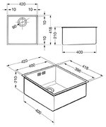 Мойка Смег VSTQ40-2 фото 3 в Казани и Татарстане Мойка Smeg VSTQ40-2 фото 3 в Казани и Татарстане
