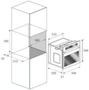 Духовой шкаф Fulgor Milano FQO 6010 P MT X фото 2 в Казани и Татарстане