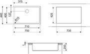 Мойка Смег VFU71SFR фото 3 в Казани и Татарстане Мойка Smeg VFU71SFR фото 3 в Казани и Татарстане