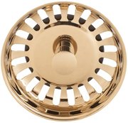 Металлическая горловина с ситечком для вставки Бон Крашер LB9143+LB9138 глянцевое золото фото 2 в Казани и Татарстане Металлическая горловина с ситечком для вставки Bone Crusher LB9143+LB9138 глянцевое золото фото 2 в Казани и Татарстане