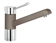 Смеситель Blanco Zenos chrome/Silgranit серый беж Смеситель Blanco Zenos chrome/Silgranit серый беж