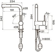 Смеситель Omoikiri TANIGAWA-SB C фото 2 в Казани и Татарстане