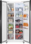 Отдельностоящий холодильник с инвертором Weissgauff WSBS 500 Inverter NoFrost White Glass фото 4 в Казани и Татарстане