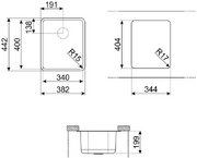 Мойка Смег VSTR34CUX фото 2 в Казани и Татарстане Мойка Smeg VSTR34CUX фото 2 в Казани и Татарстане