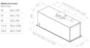 Встраиваемая вытяжка Pando EVO/780.11 INOX V.850 SEC фото 2 в Казани и Татарстане