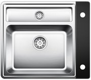 Мойка Blanco Statura 6-IF Crystal черное стекло нержавеющая сталь фото 3 в Казани и Татарстане