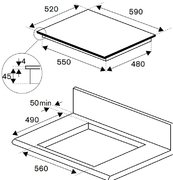 Варочная панель Bertazzoni P604IM2B2NE-20 фото 4 в Казани и Татарстане