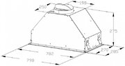 Встраиваемая вытяжка Korting KHI 9828 GN фото 3 в Казани и Татарстане