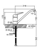 Смеситель Smeg MF11AV2 фото 2 в Казани и Татарстане