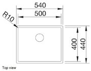 Мойка BLANCO CLARON 500-U нержавеющая сталь Durinox фото 3 в Казани и Татарстане