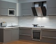 Вытяжка KRONA TALLI 900 inox/black glass 3P фото 2 в Казани и Татарстане