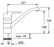 Смеситель Franke 290-1 хром фото 2 в Казани и Татарстане