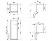 Холодильник Smeg FAB30LWH3 фото 3 в Казани и Татарстане