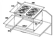 Газовая варочная панель Kuppersberg TS63 X фото 2 в Казани и Татарстане