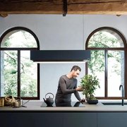 Вытяжка Falmec CIRCLE.TECH Levante 120 graphite glass фото 2 в Казани и Татарстане