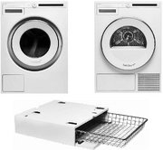 Asko Classic 9 (стиральная машина W2084.W/3 + сушильная машина T208C.W + выдвижная корзина HB1153W)
