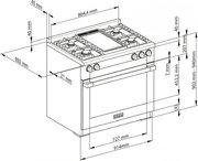 Комбинированная плита Miele HR 1936 G (серия Range Cooker) фото 3 в Казани и Татарстане