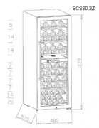Винный шкаф La Sommeliere ECS80.2Z фото 2 в Казани и Татарстане