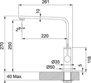 Смеситель Franke Crea хром фото 3 в Казани и Татарстане