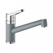 Смеситель Blanco ACTIS Сочетание материалов хром/керамика серый алюминий Смеситель Blanco ACTIS Сочетание материалов хром/керамика серый алюминий