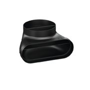 Угловой соединительный элемент (переходник) для плоского и круглого каналов BORA EFR90/1 фото в Казани и Татарстане