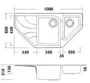 Мойка Смег LSE102A фото 2 в Казани и Татарстане Мойка Smeg LSE102A фото 2 в Казани и Татарстане