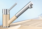 Смеситель Бланко Antas-S chrome/Silgranit серый беж фото 3 в Казани и Татарстане Смеситель Blanco Antas-S chrome/Silgranit серый беж фото 3 в Казани и Татарстане
