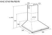 Вытяжка Korting KHC 6740 RB фото 2 в Казани и Татарстане