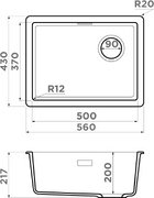 Мойка Omoikiri Kata 56-U/I Side GR фото 4 в Казани и Татарстане