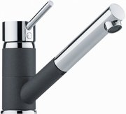 Смеситель Franke Sinta выдвижной шланг хром/графит