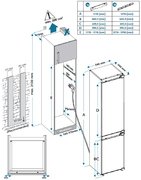 Встраиваемый холодильник Jacky`s JR BW1770 фото 3 в Казани и Татарстане