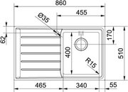 Мойка Франке NPX 611 крыло справа фото 3 в Казани и Татарстане Мойка Franke NPX 611 крыло справа фото 3 в Казани и Татарстане