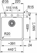 Мойка Franke MRG 610-39 FTL черный матовый фото 3 в Казани и Татарстане