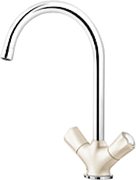 Смеситель Blanco Amona chrome/silgranit шампань Смеситель Blanco Amona chrome/silgranit шампань