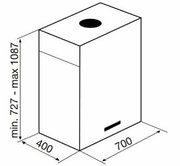 Вытяжка Korting KHA 7950 X Cube фото 3 в Казани и Татарстане
