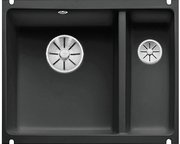 Мойка Blanco SUBLINE 350/150-U керамика отводная арматура InFino® черный Мойка Blanco SUBLINE 350/150-U керамика отводная арматура InFino® черный