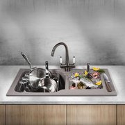 Мойка Omoikiri MARU 86-2 BL фото 4 в Казани и Татарстане