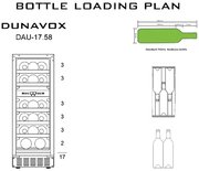 Винный шкаф Dunavox DAU-17.58DW фото 4 в Казани и Татарстане