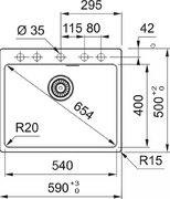 Мойка Franke MRG 610-54 FTL грифельный серый фото 4 в Казани и Татарстане